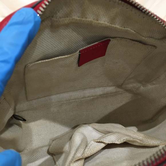 Gucci Red Leather Soho Camera Crossbody Bag Sku# 74146 - Picture 8 of 11